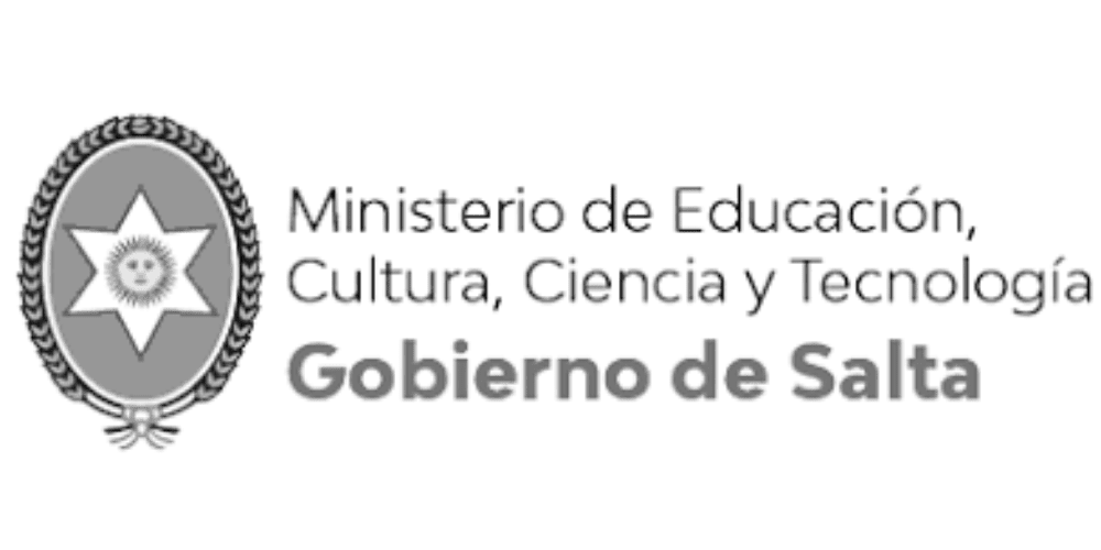 Inicio 25 Logotipo de Ministerio de Educación, Cultura y Tecnología. Gobierno de Salta